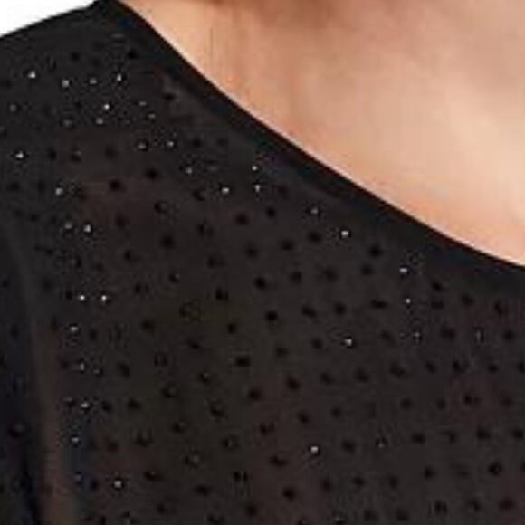 NWT HOBBS LONDON ZARIAH DRESS 🌞 Current Season 🌞 Velvet Black Rhinestone sz 12 - Picture 3 of 6